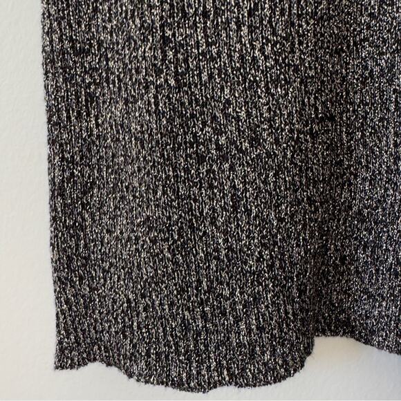 NWT Karen Kane Sparkly Tight Knit Tank Top Sleeveless Rayon Polyester Metallic M - Picture 5 of 9
